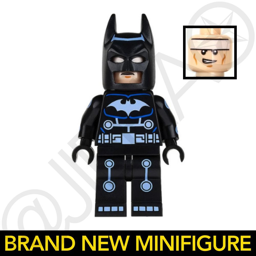LEGO SH046 DC Electro Suit Batman Minifigure 2012, Hobbies & Toys, Toys &  Games on Carousell