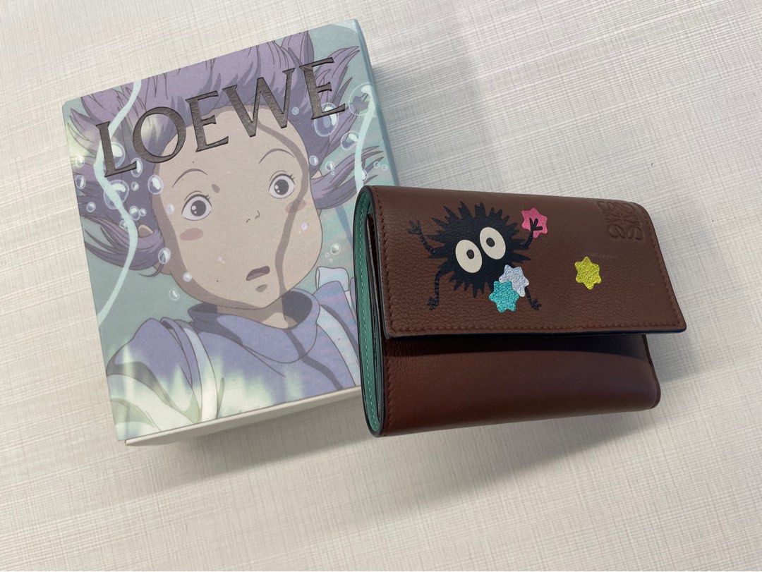 Loewe spirited away x Ghibli Susuwatari wallet Luxury Bags Wallets on Carousell