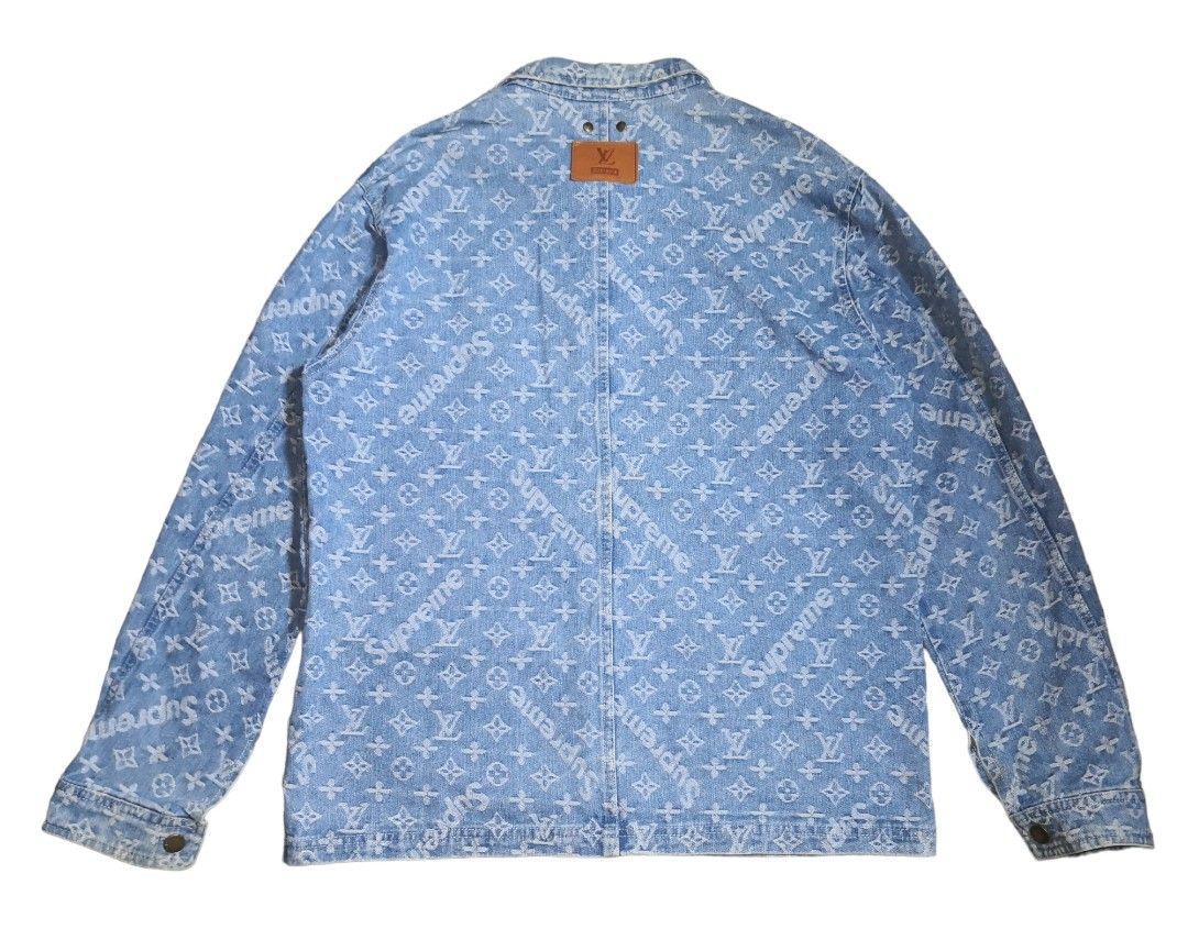 Louis Vuitton, Supreme Denim Monogram Jacket