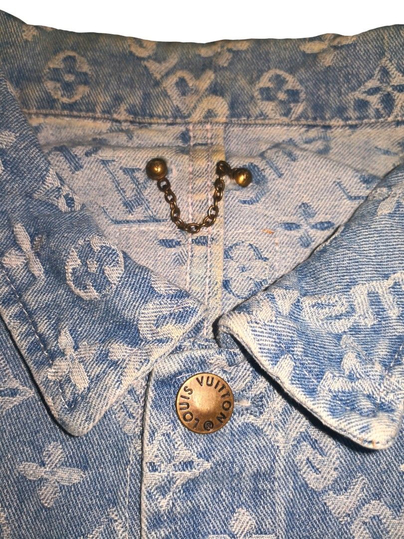 Louis Vuitton, Supreme Denim Monogram Jacket