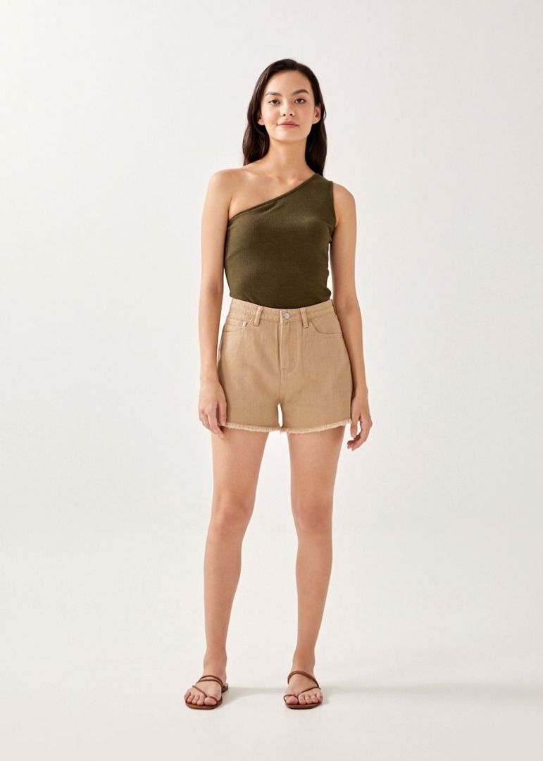 Fringe store jeans shorts