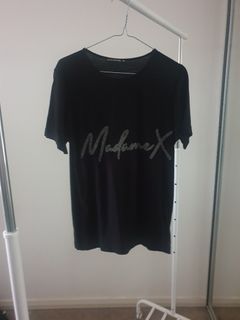 Madame x logo t shirt size 10