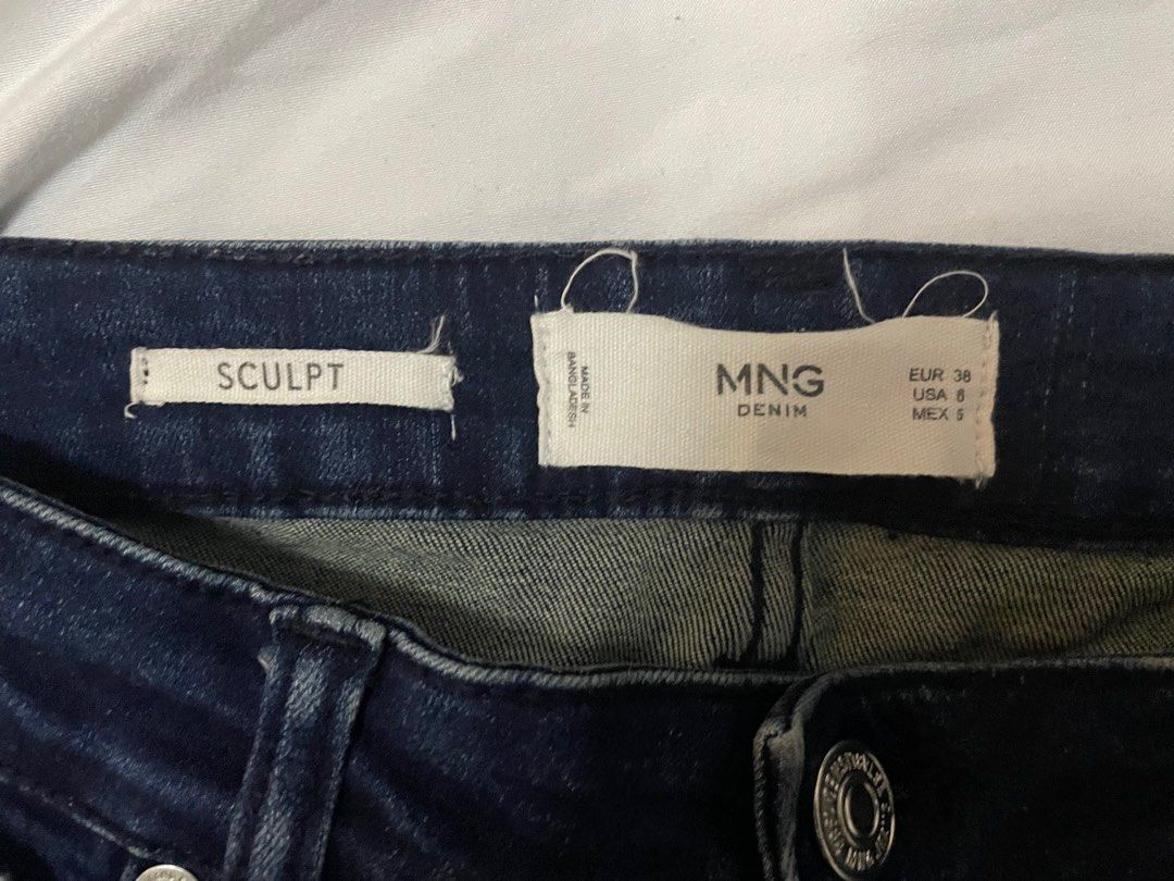 Mango Women's Jeans Size EUR 38 Php150 (Category: Jeans) located in Marikina City. Submitted by ColossusB (Listing ID 1223013864, Image 2). Description: Mango Women's Jeans Size EUR 38 Php150 Authentic/Personal Preloved items See pics for sizes, dimes and size chart Payment thru GCash or BPI ✅Add shipping fee thru Grab, Lalamove or LBC.