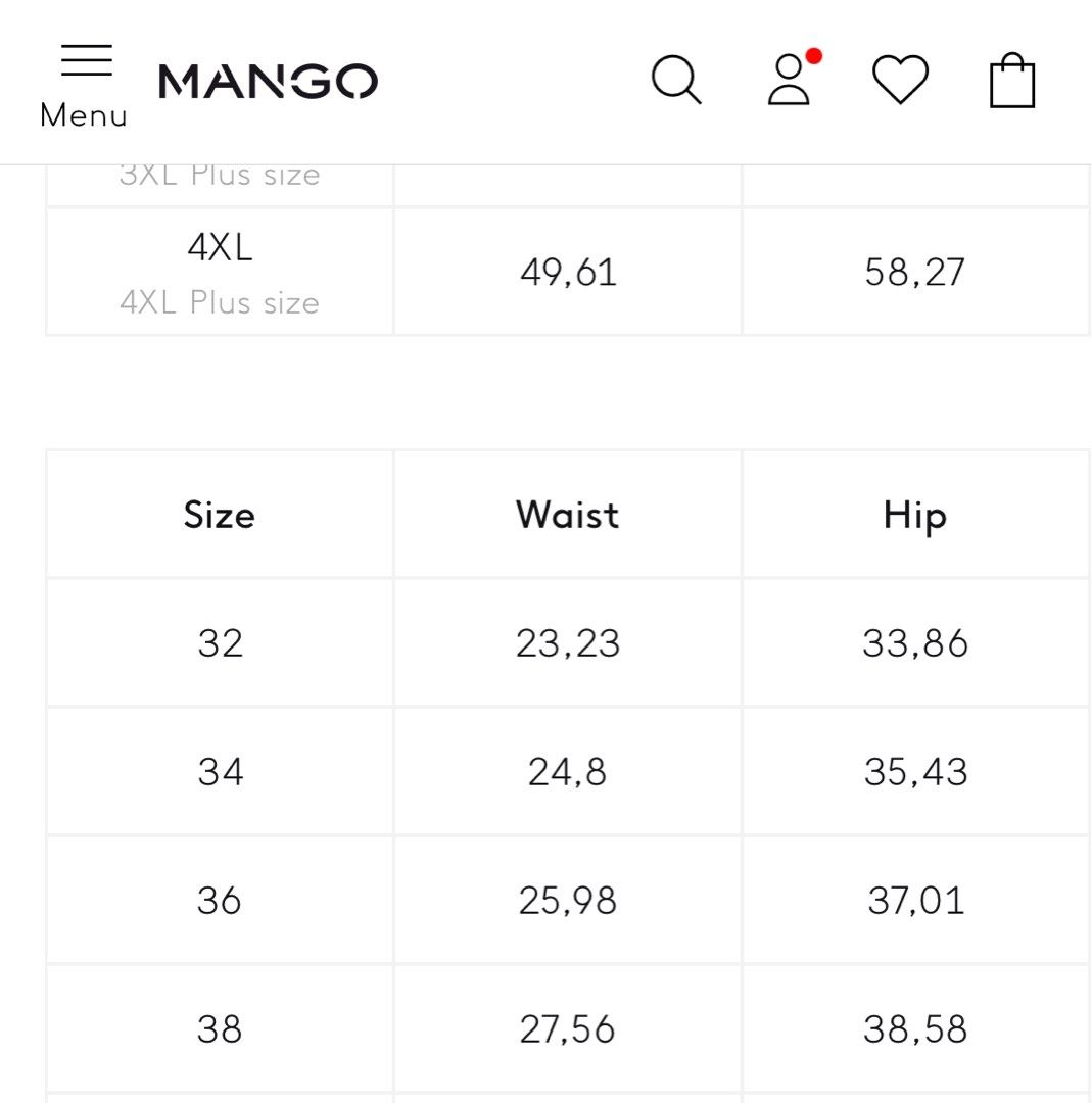 Aktualisieren 62+ mango jeans sizing super heiß - jtcvietnam.edu.vn