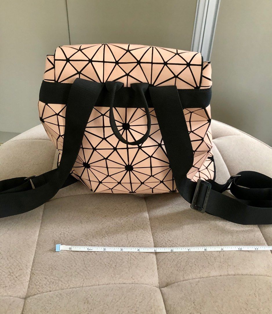 MaryKay Geometric backpack salmon pink color Women s Fashion Bags Wallets Backpacks on Carousell