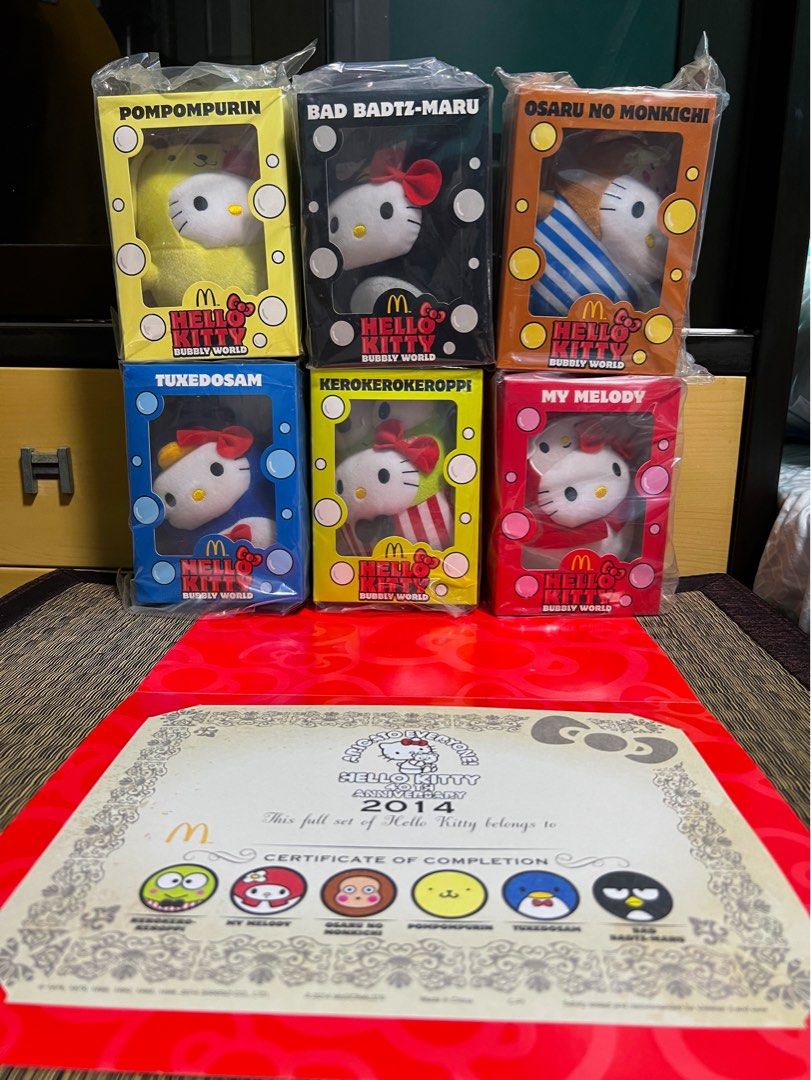 McDonald's Hello Kitty 40th Anniversary, Hobbies & Toys, Toys & Games