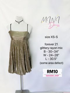 MINI DRESS  forever 21 soft glittery sequins bubble or ballroom