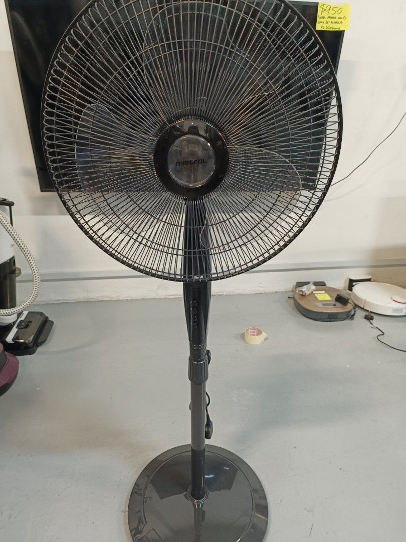 Mistral stand fan 16inch (msf1628w), Furniture & Home Living, Lighting