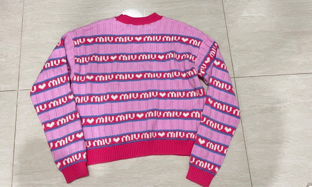Miu Miu Sweater Women s Fashion Tops Longsleeves on Carousell