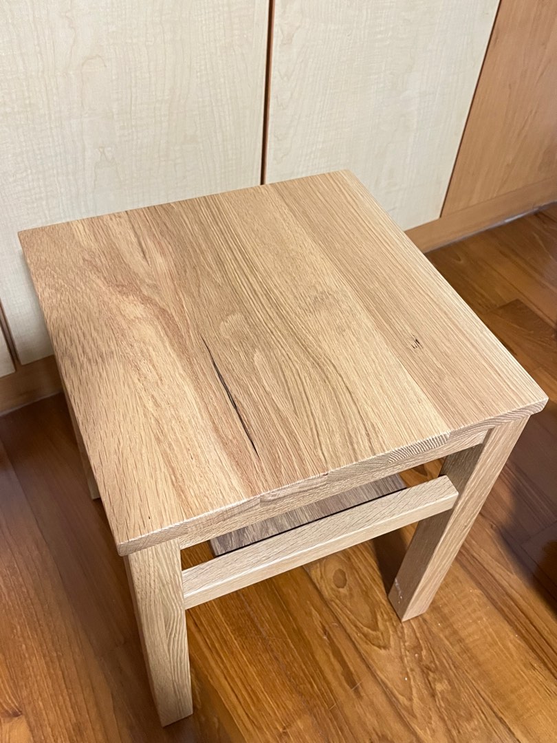 MUJI Side Table, Furniture & Home Living, Furniture, Tables & Sets on Carousell