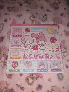 My Melody & My Sweet Piano Origami Memo Sanrio