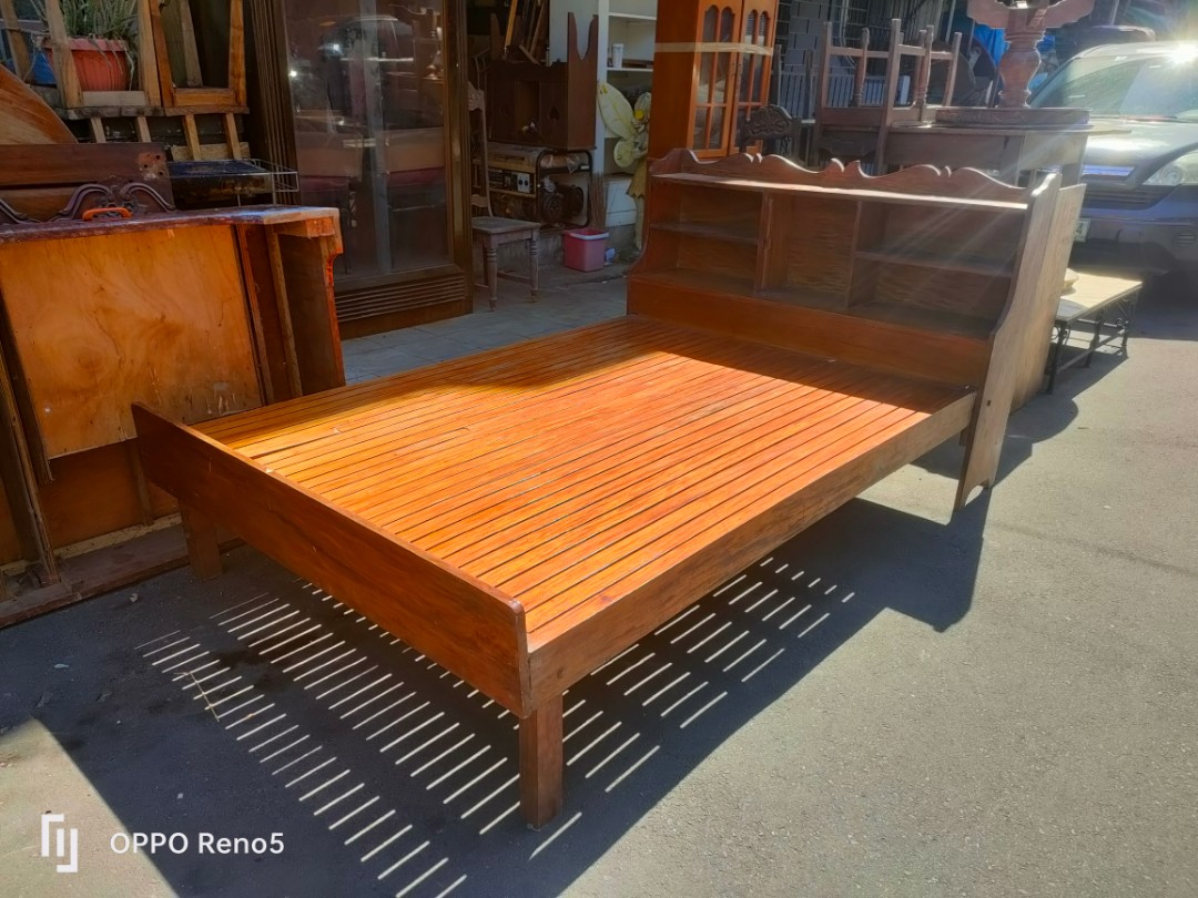 Narra bed (read), Furniture & Home Living, Furniture, Bed Frames