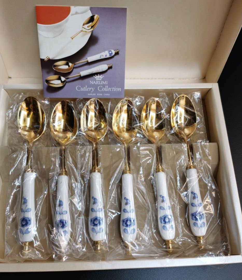 Narumi 6 Pieces Milano Tea Spoon in Original Box