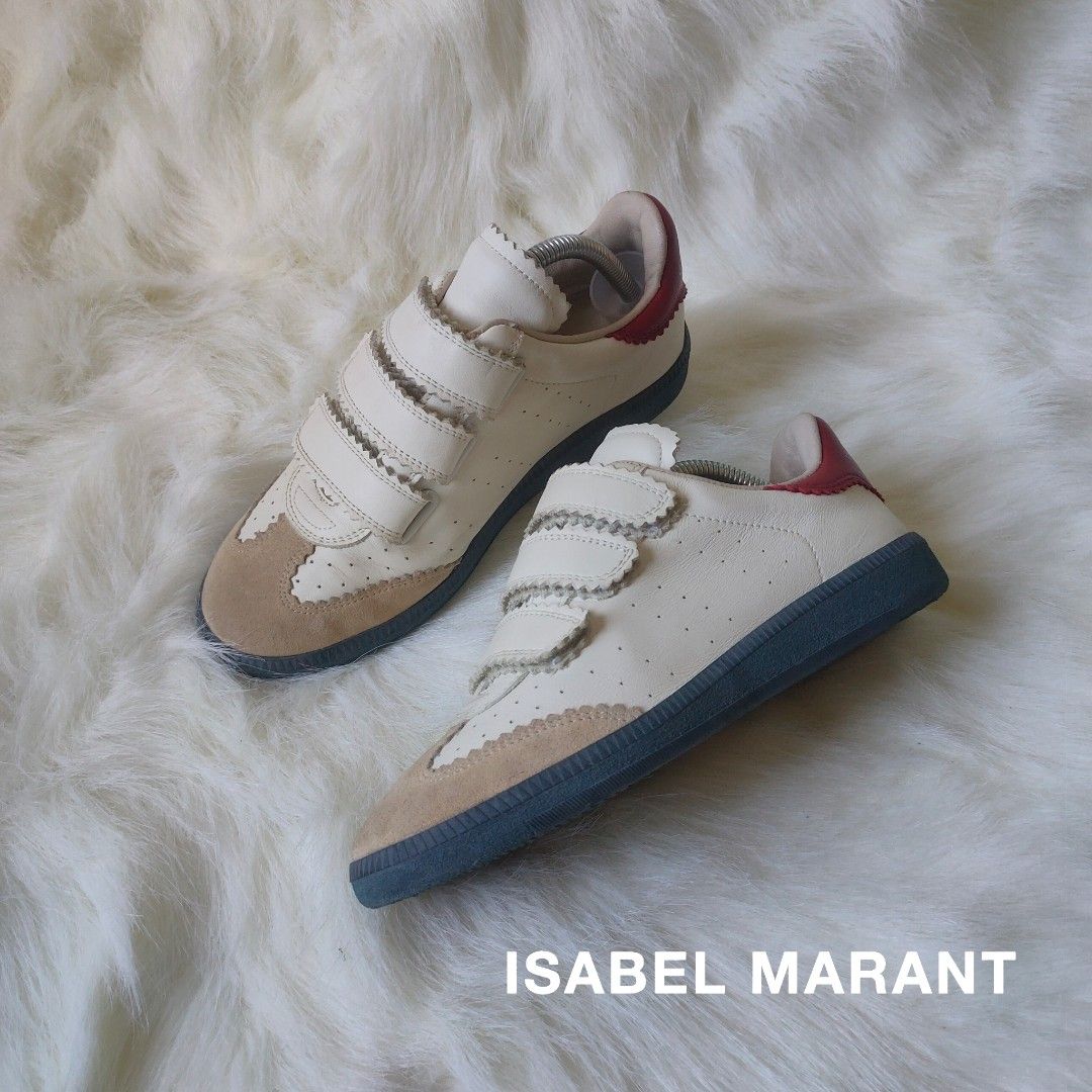 Isabel marant beth velcro sneakers top