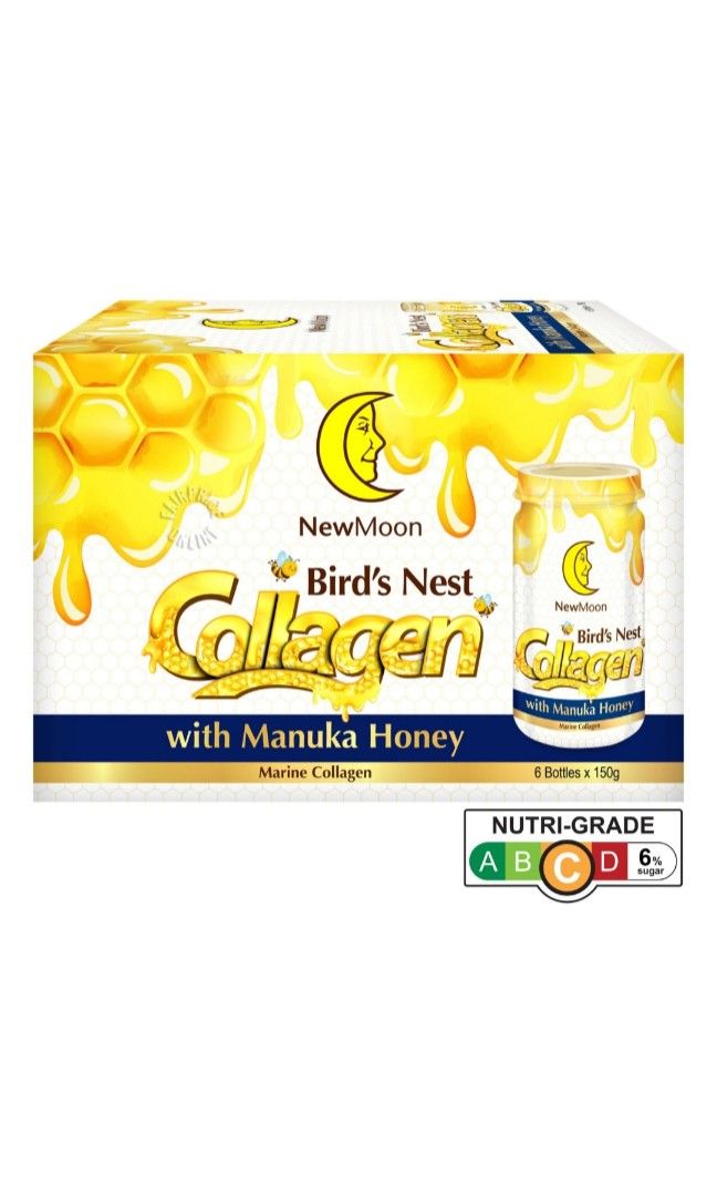 New Moon Bird Nest Collagen with Manuka Honey, Food & Drinks, Beverages on Carousell