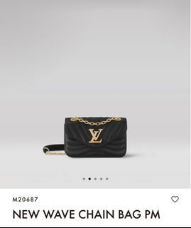 Louis Vuitton New Wave Chain Bag PM Taupe Cowhide