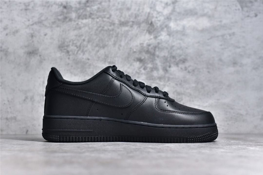 Nike Air Force 1 Low Triple black shoes Men s Fashion Footwear