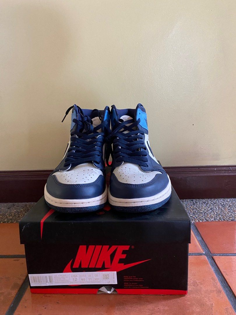 Aj1 retro sales high obsidian unc