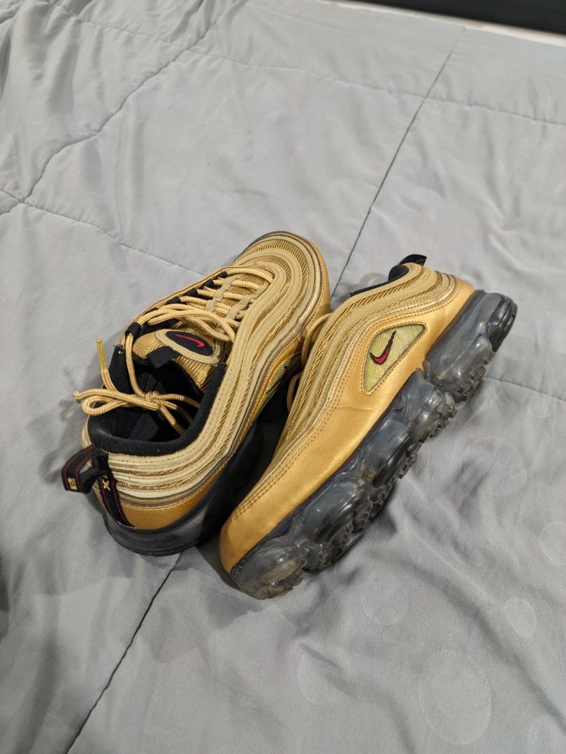 Air max 97 vapormax metallic gold clearance