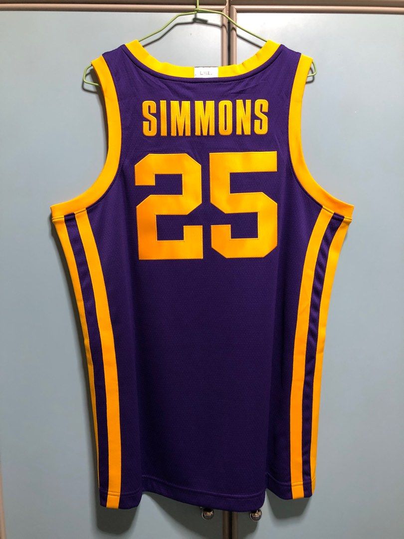 Lsu basketball jersey simmons sale