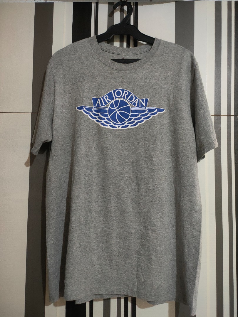 Nike Jordan Wings Logo Tshirt, Men's Fashion, Activewear on Carousell