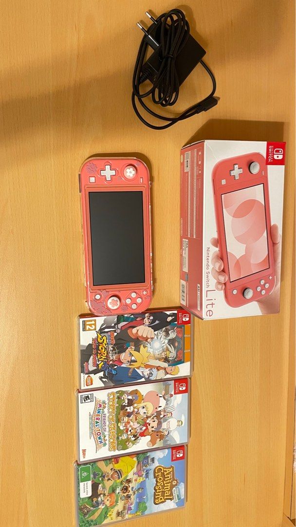 Nintendo switch hot sale lite coral used