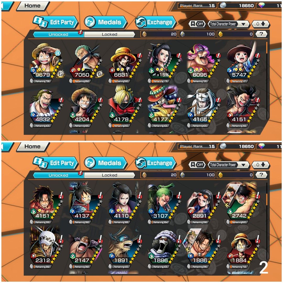 OPBR One Piece Bounty Rush Account Luffy Extreme, Video Gaming