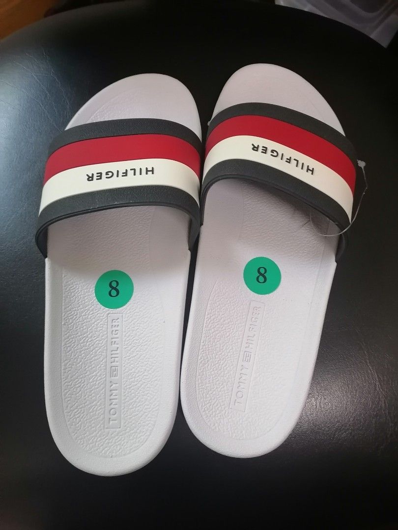 tommy hilfiger black slides
