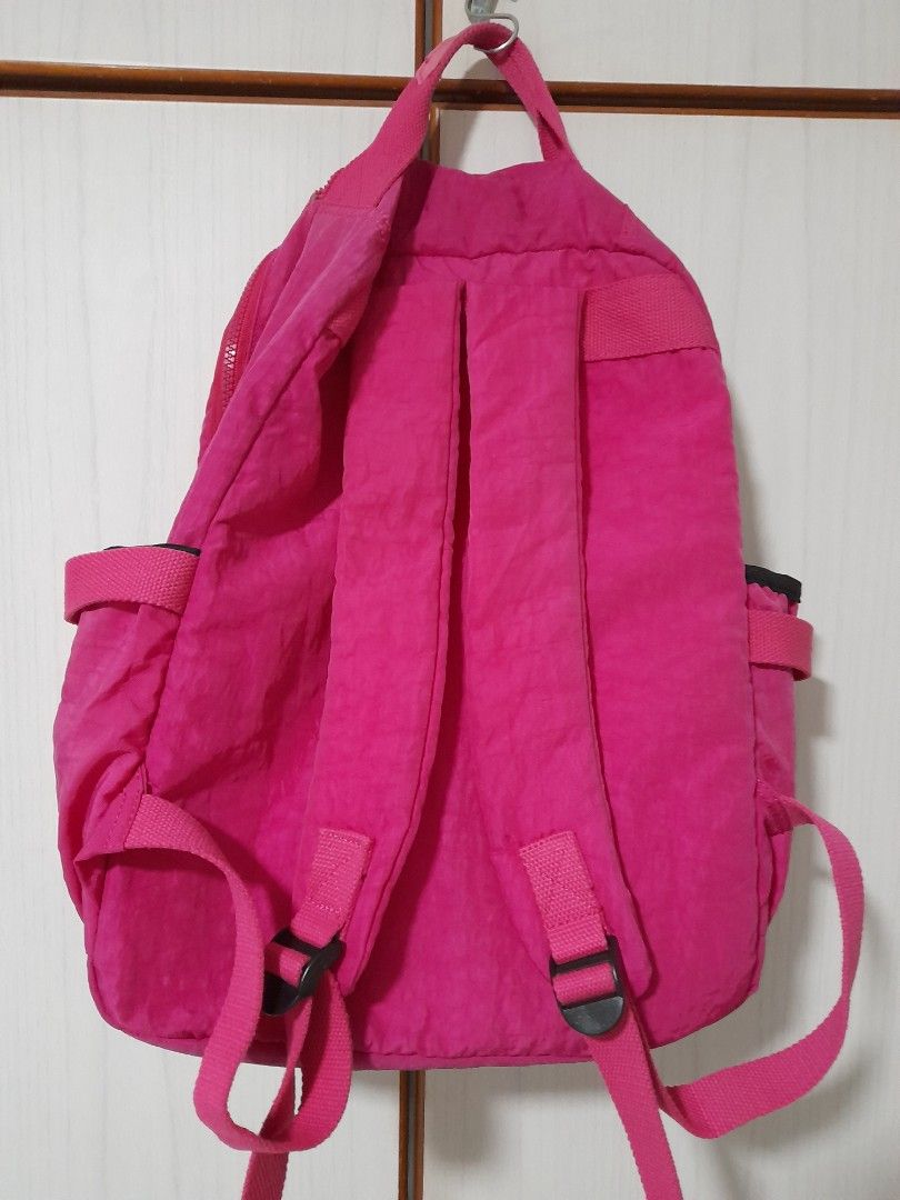 Pink Kipling backpack, Women's Fashion, Bags & Wallets, Backpacks on