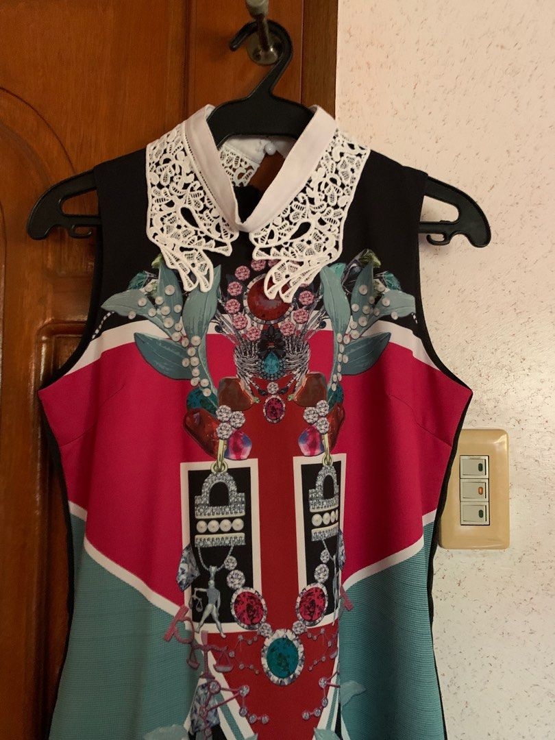 Plains and Prints Dress (Category: Dresses) located in Floridablanca. Submitted by pattyvitug (Listing ID 1223015680, Image 2). Description: -used once only - free sf - size small -gcash payment.