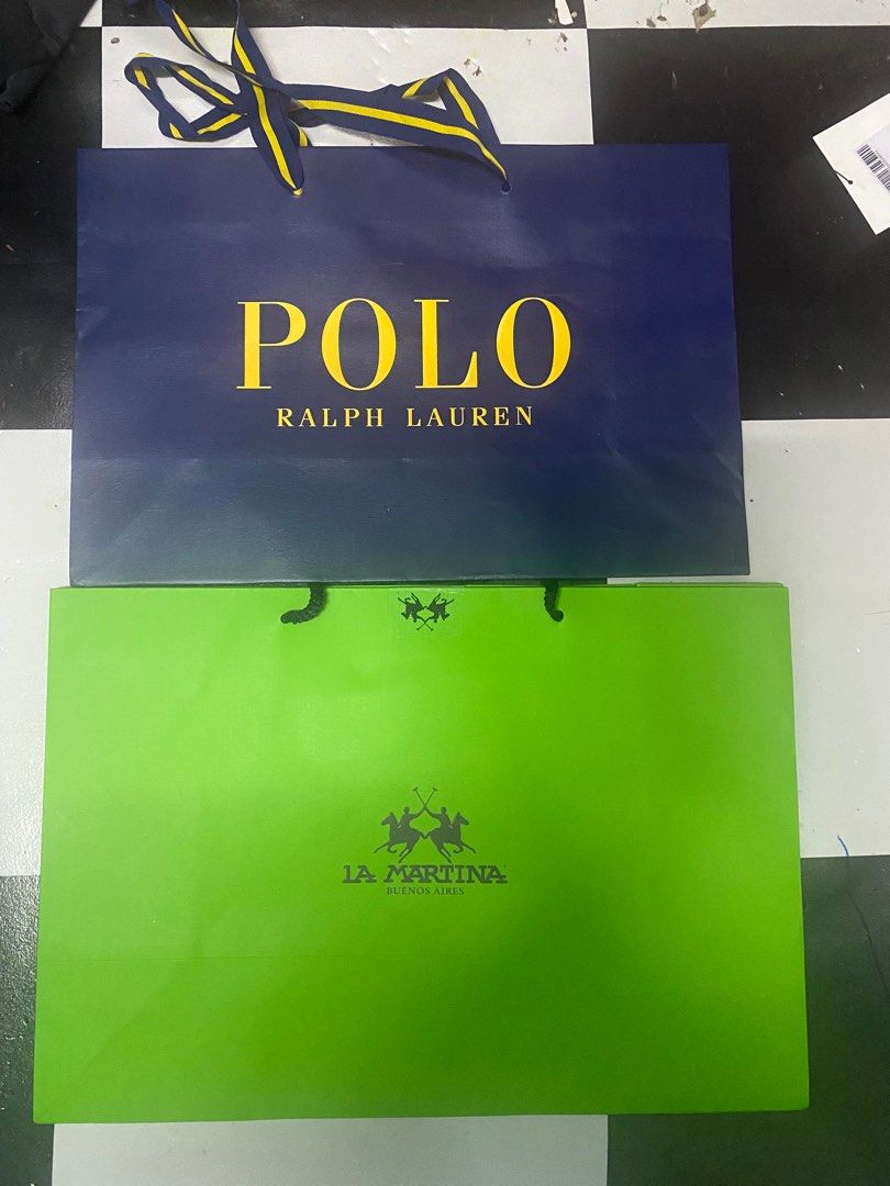 polo la martina paper bag