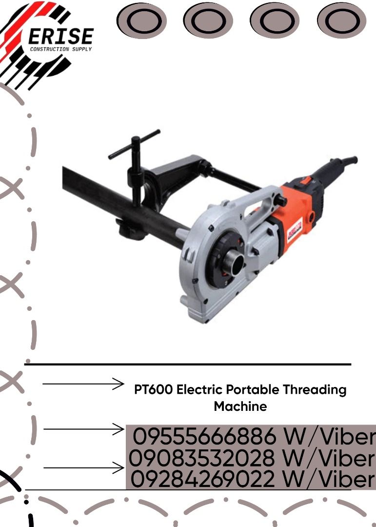 PORTABLE THREADING MACHINE (Category: Construction Tools & Equipment) located in Manila. Submitted by vlmhardwarestaff (Listing ID 1223071506, Image 1). Description: .
