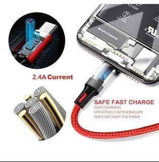 (PROMO) KAKUSIGA 3 in 1 for Android and IOS Devices! - Type C LIghtning Micro to USB Cable 3A Fast Charging
