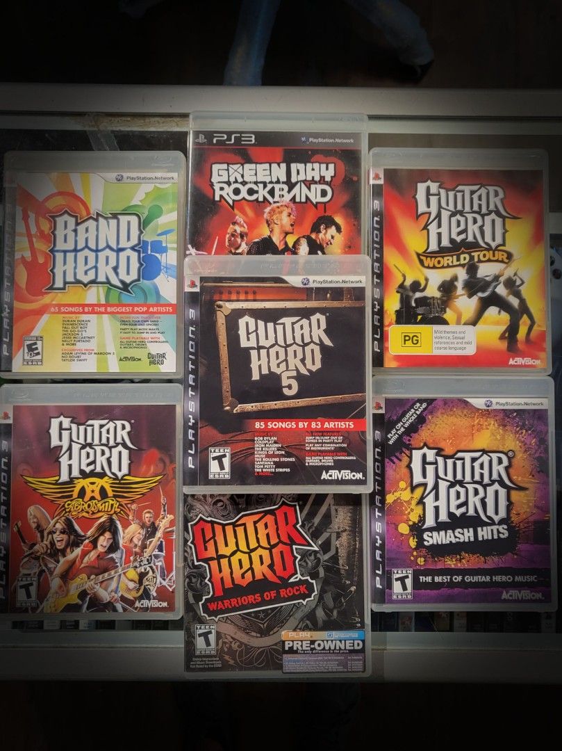 PS3 Guitar Hero Collection, Video Gaming, Video Games, PlayStation on  Carousell