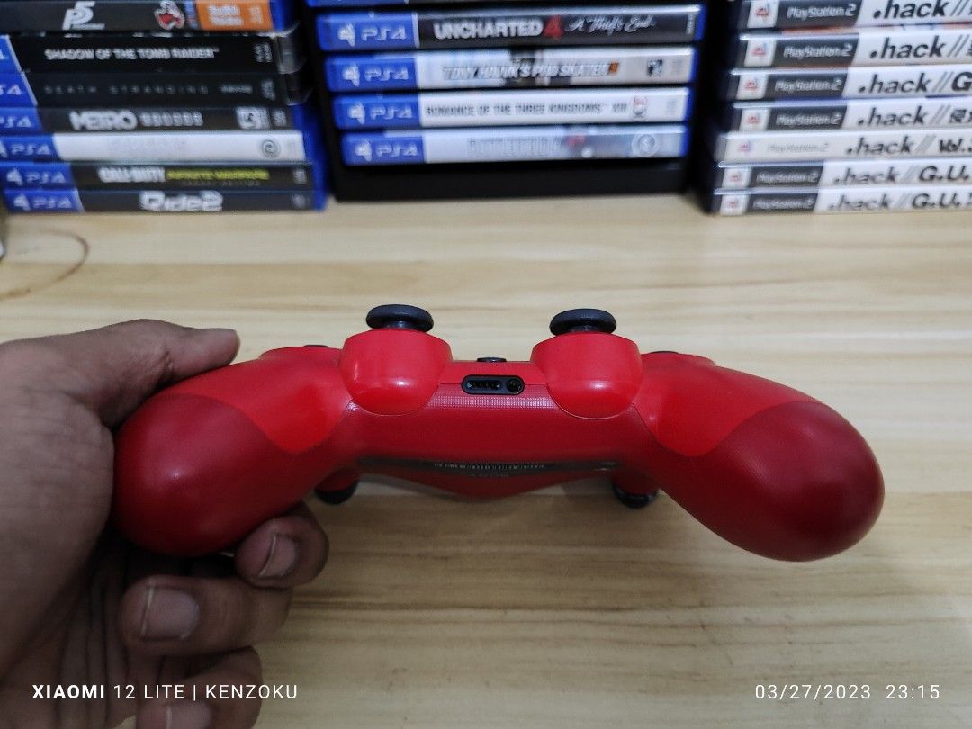 Ps4 controller magma red, Video Gaming, Gaming Accessories, Controllers