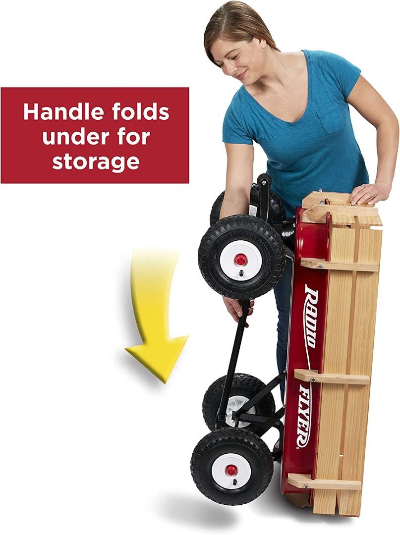 Radio flyer online wooden wagon