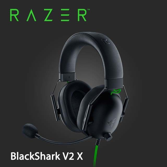 RAZER BlackShark V2 X, 音響器材, 頭戴式/罩耳式耳機- Carousell