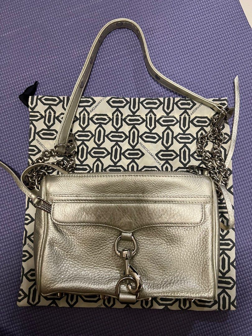 Rebecca minkoff mini mac silver outlet
