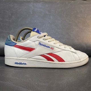 Reebok Classic (sz42) White Red Sepatu Second Original