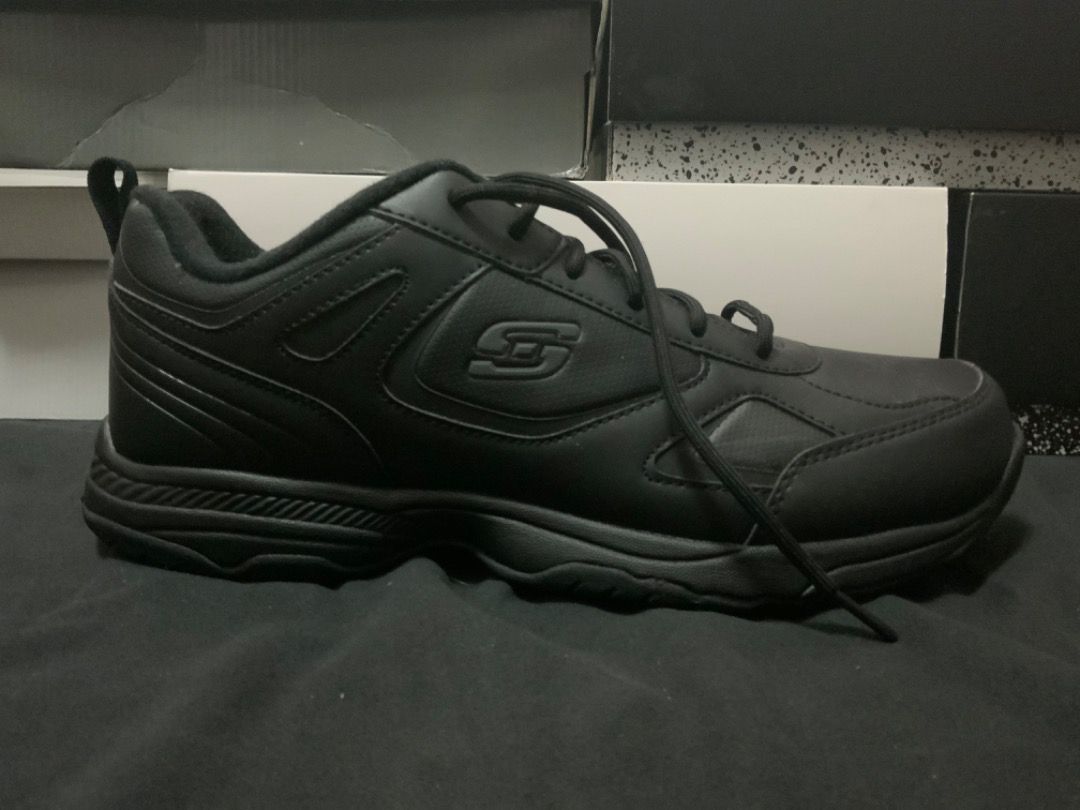 Relaxed fit memory foam skechers work sale