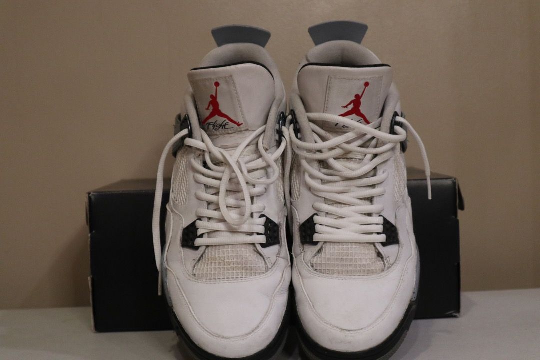 jordan 4 white cement size 7
