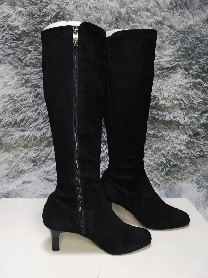 Riz Raffinee Black Boots, Women's Fashion, Footwear, Boots on Carousell
