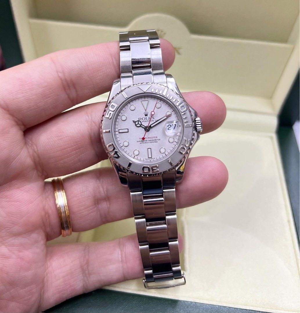 Rolex yacht sales master 35mm platinum