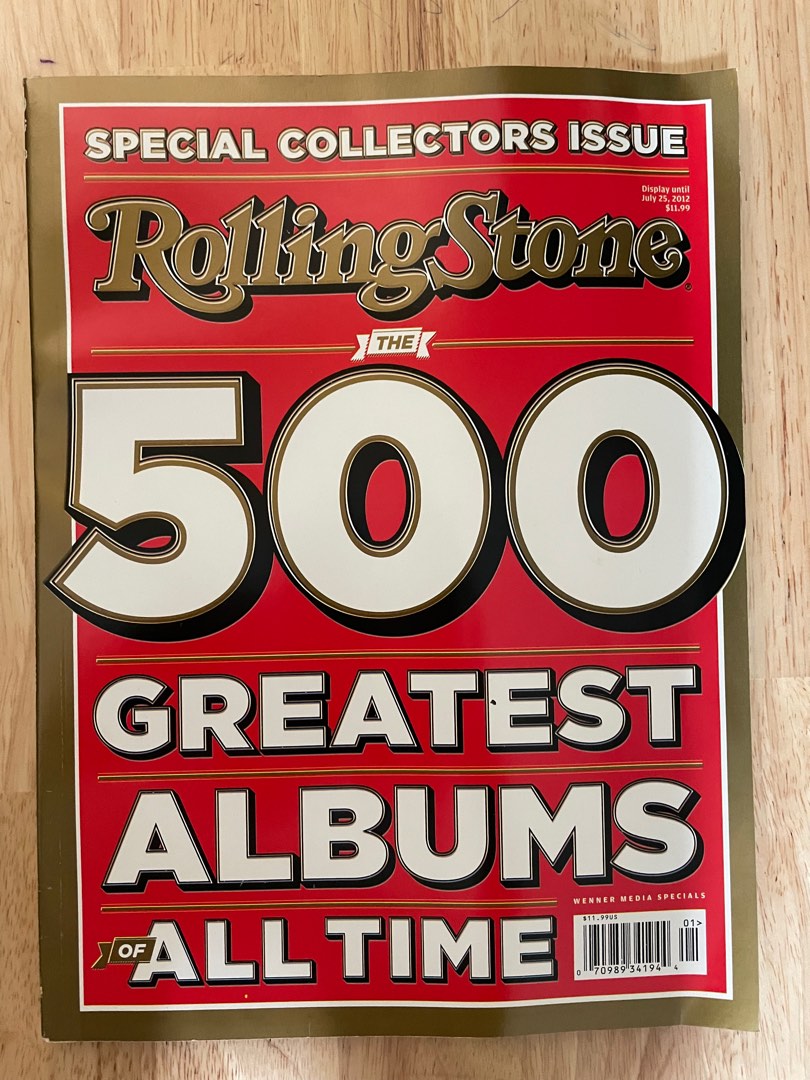 Rolling Stones 2012 500 Greatest Albums of All Time, Hobbies u0026 Toys, Books  u0026 Magazines, Magazines on Carousell