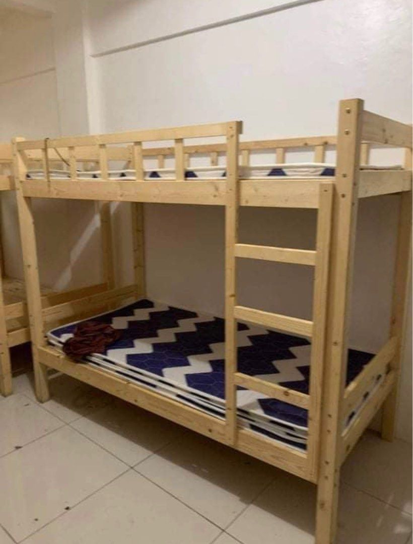 [Rush Sale] [Negotiable] Palochina Bunk Bed With Two Thin Mattresses