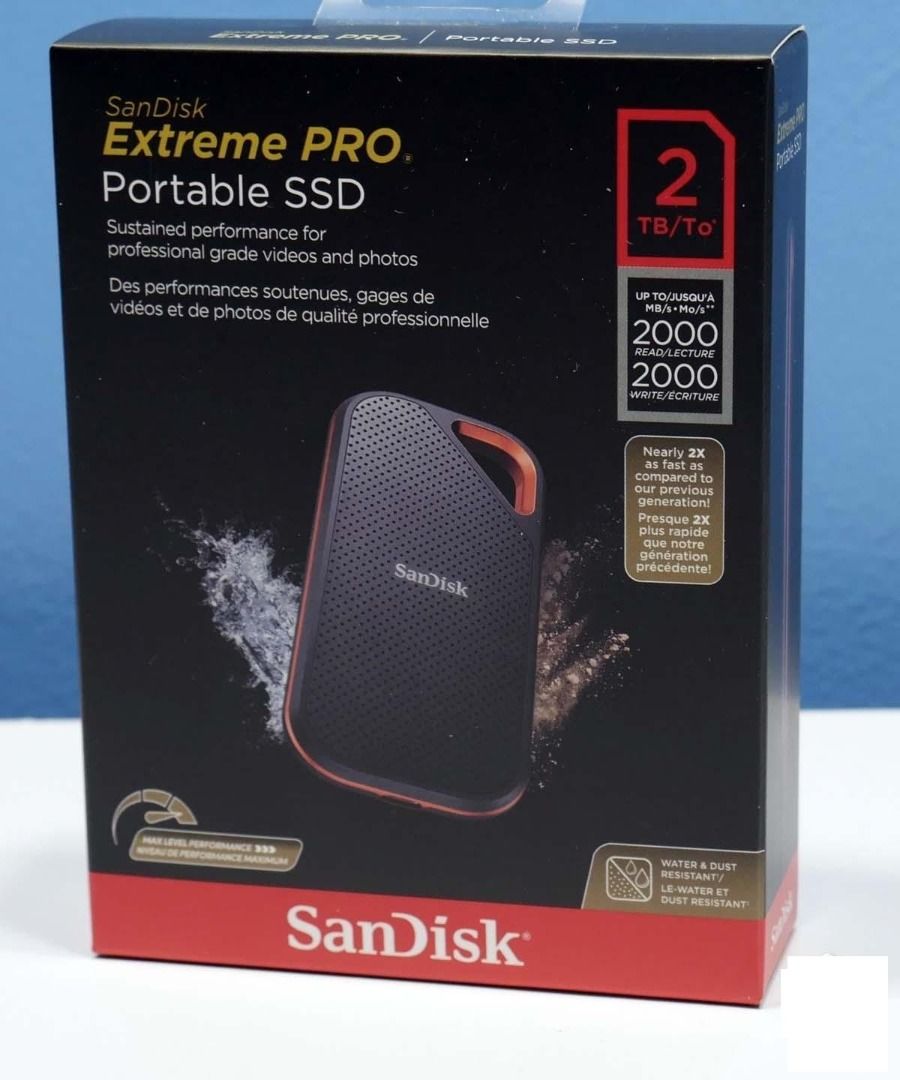 Sandisk Extreme PRO ポータブルSSD 2TB - PC周辺機器