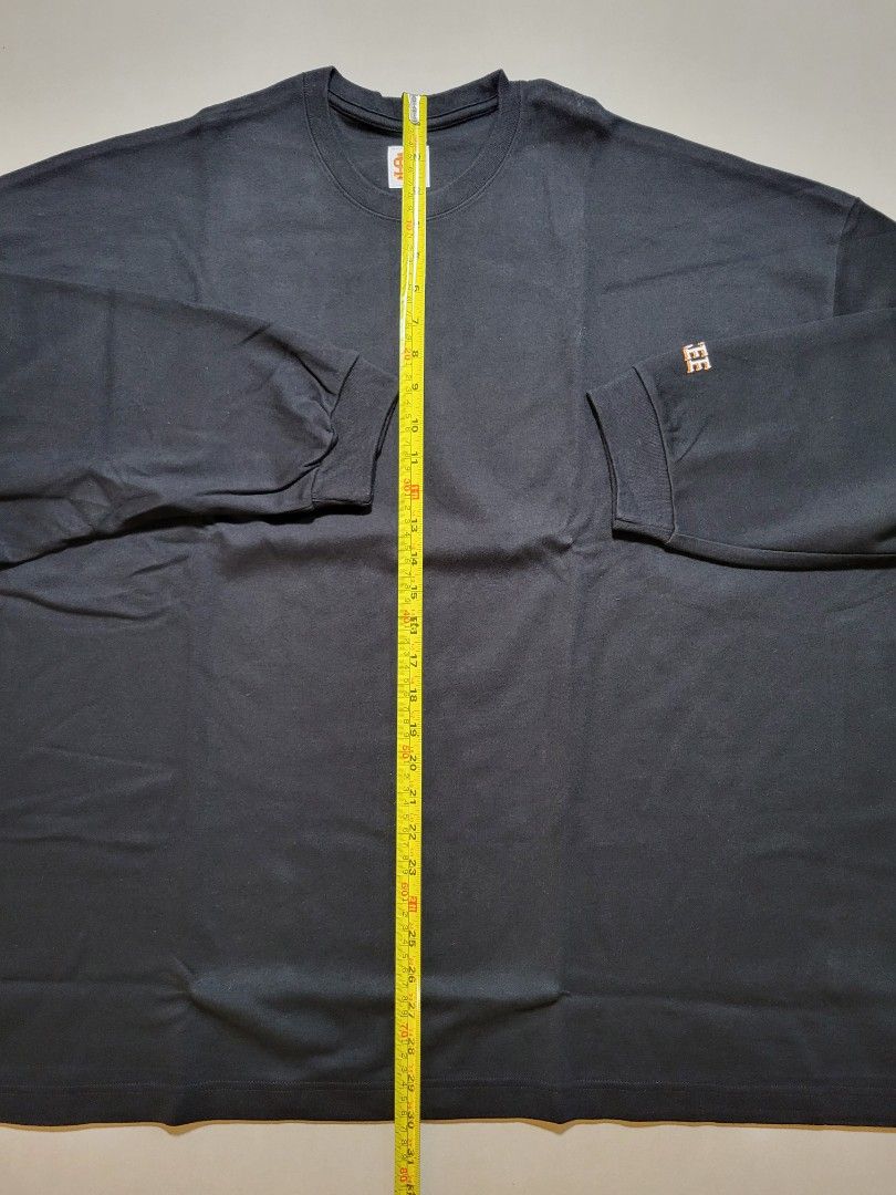 SEE SEE BIG MAX LS TEE BLACK XXXXXL, 男裝, 上身及套裝, T-shirt