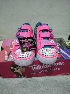 Sepatu anak Skechers twinkle toes uk. 28