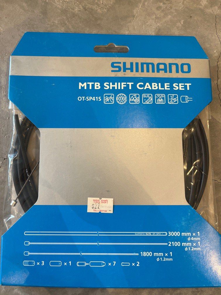 Mtb shift cable set shimano deals