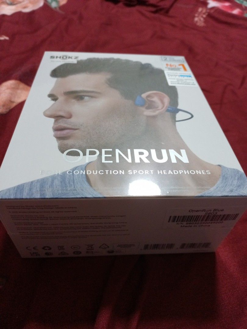 Shokz Opening Bone Sport Headphones, Audio, Headphones & Headsets on